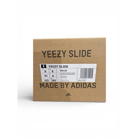 Adidas Yeezy Slide Resin GX6138 Green Men’s Size US 8 Green Glow Kanye Authentic main image 6